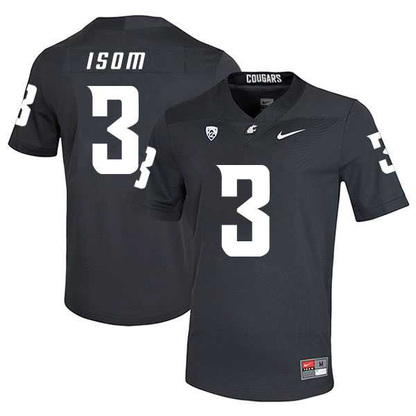 Washington State Cougars 3 Daniel Isom Black College Football Jersey Dzhi,We sell and wholesale Washington State Cougars 3 Daniel Isom Black College Football Jersey Dzhi on line form chian!